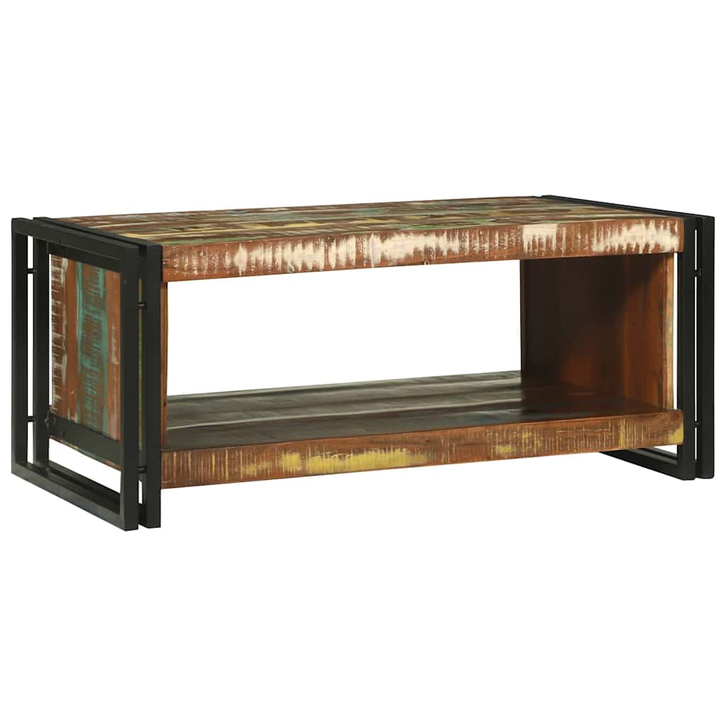 Couchtisch Braun 90 x 50 x 38 cm recyceltes Massivholz