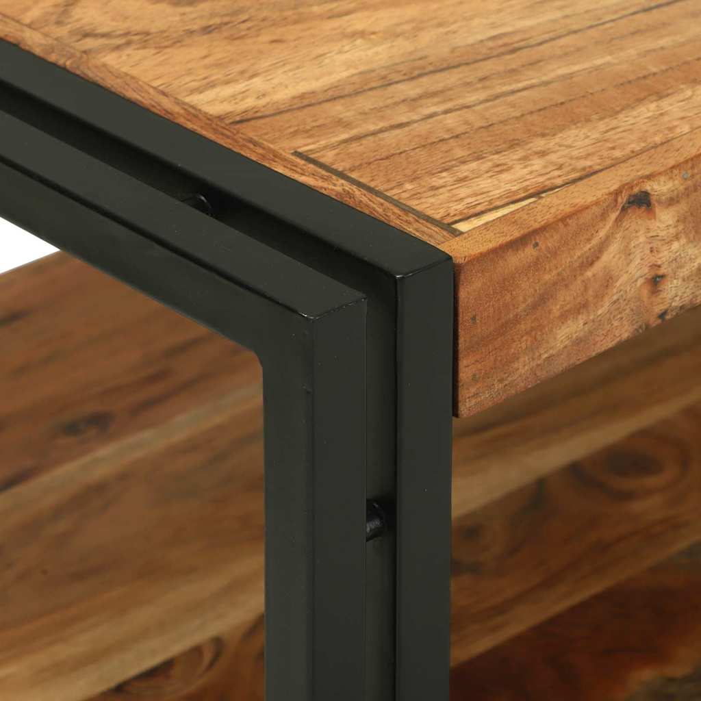 Couchtisch Braun 120 x 50 x 38 cm Akazie Massivholz