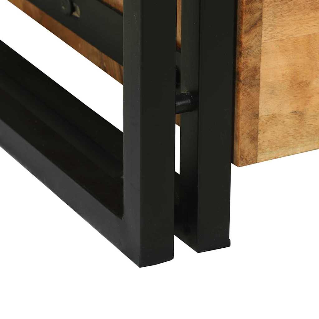 Couchtisch with Drawer Braun 90 x 50 x 38 cm Akazie Massivholz