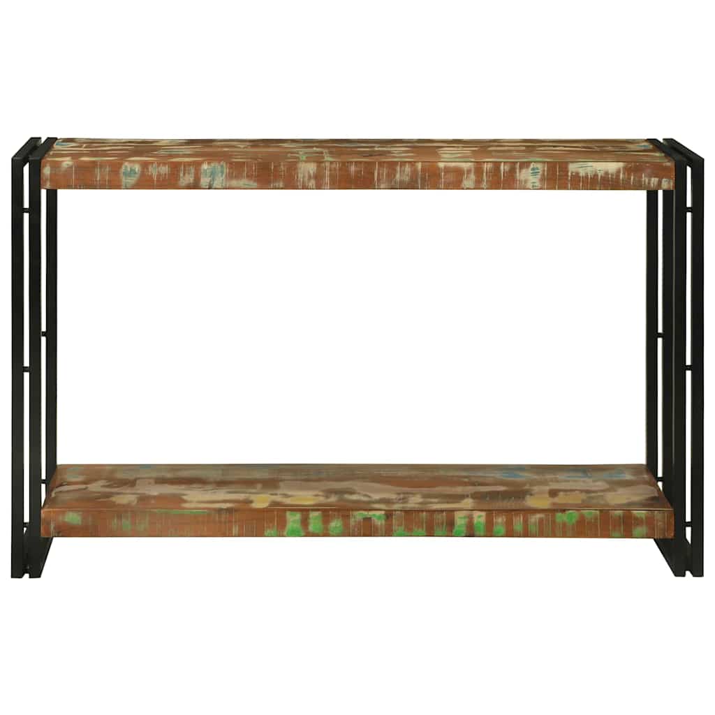 Konsolentisch Mehrfarbig 120 x 33 x 75 cm recyceltes Massivholz