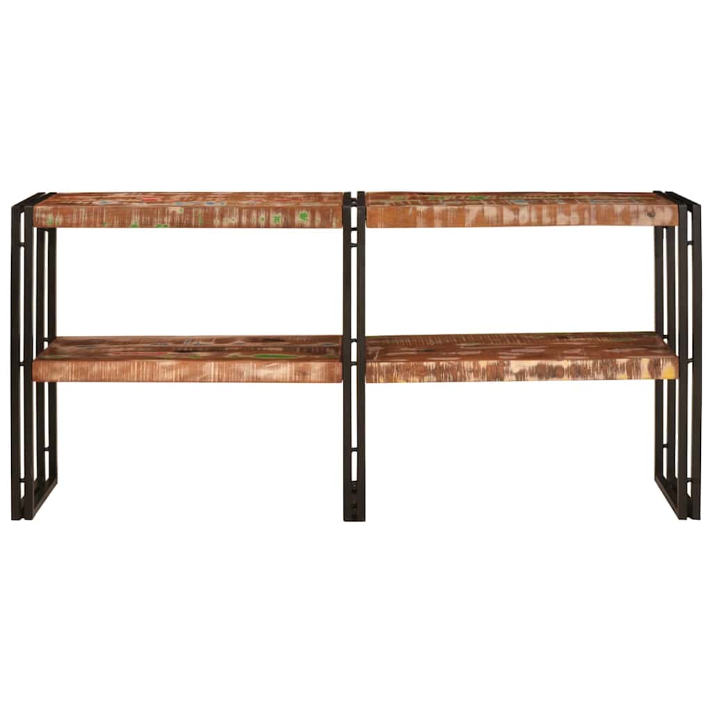 Konsolentisch Mehrfarbig 160 x 33 x 75 cm recyceltes Massivholz