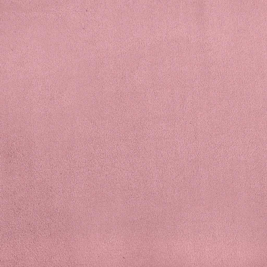 Modulares Sofa mit Fußhocker und Kissen Rosa