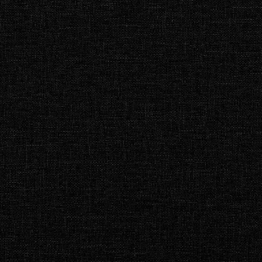 Modulares Sofa mit Kissen Schwarz