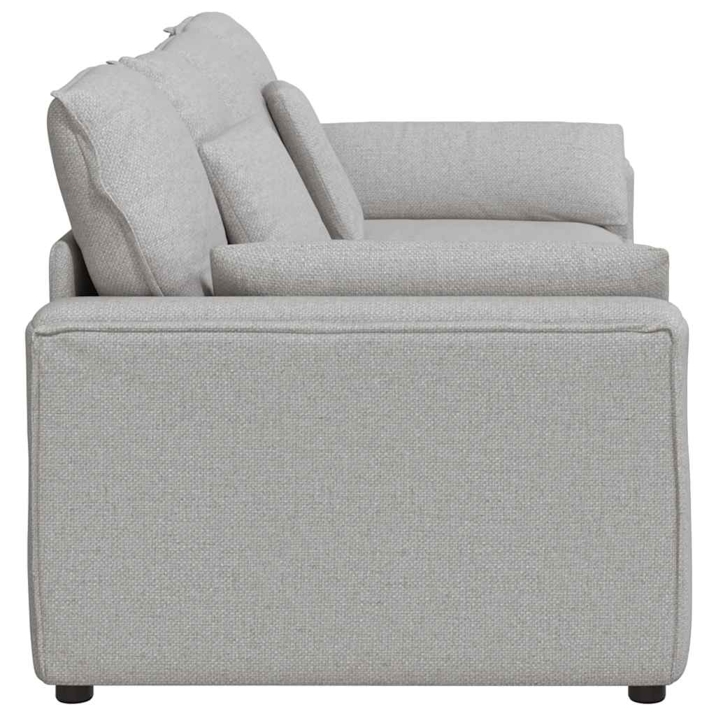 Modulares Sofa mit Kissen Wolkengrau