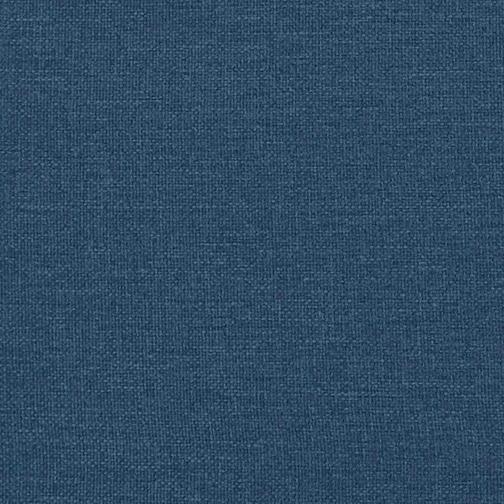 Modulares Sofa mit Kissen Stoff Blau