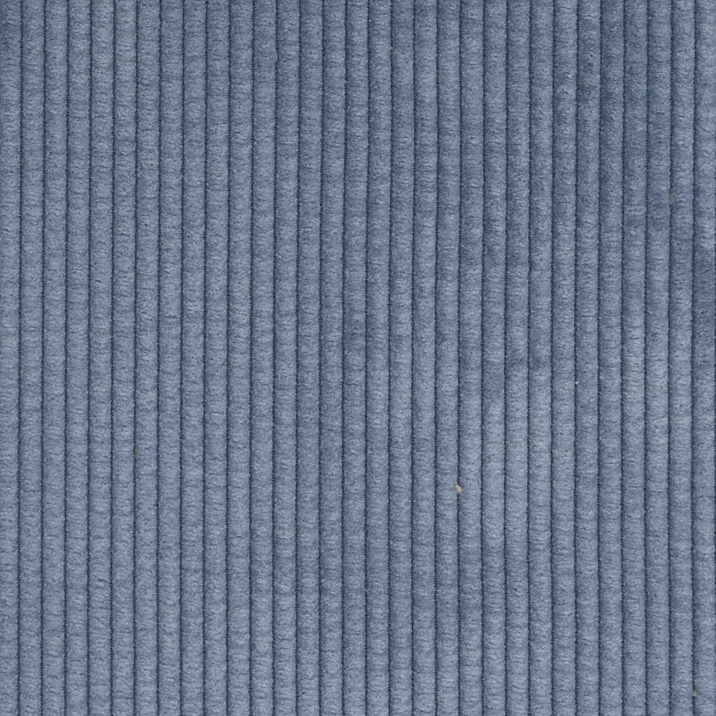 Modulares Sofa mit Kissen Cordstoff Blau