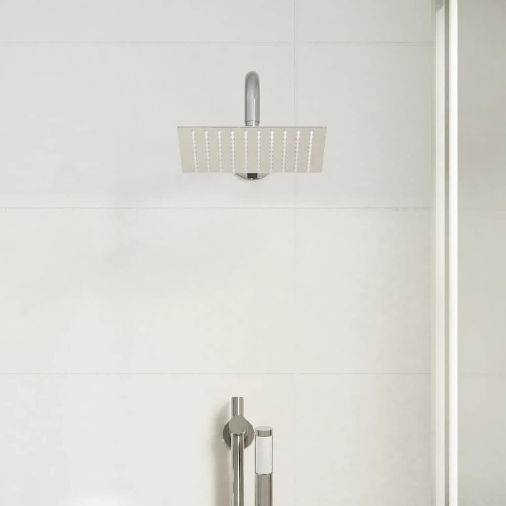 Regenbrause Edelstahl 304 20x20 cm Quadrat