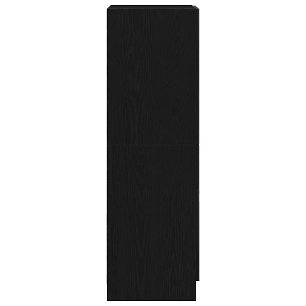 Küchenschrank Schwarz 38x41,5x131,5 cm Holzwerkstoff
