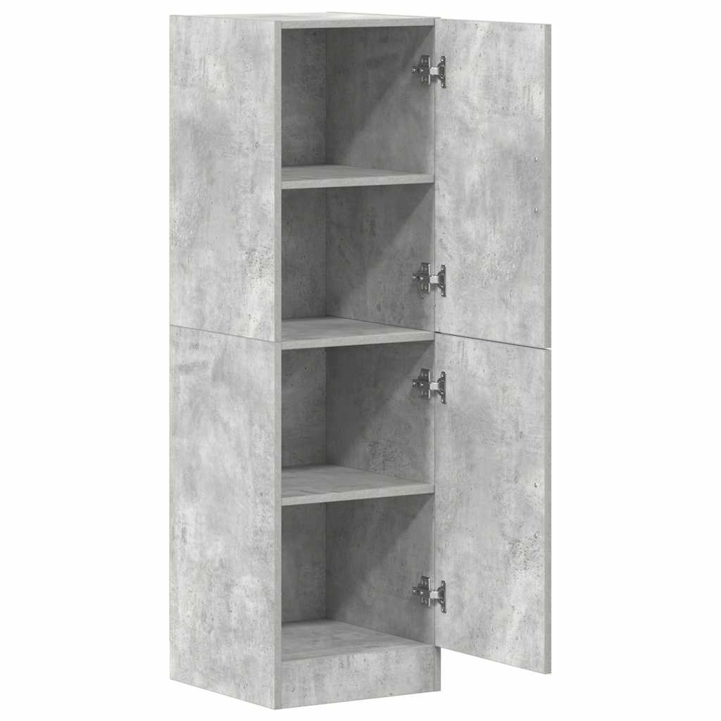 Küchenschrank Betongrau 38x41,5x131,5 cm Holzwerkstoff