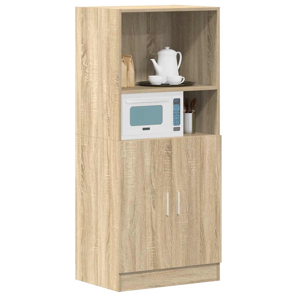 Küchenschrank Sonoma-Eiche 57x41,5x131,5 cm Holzwerkstoff