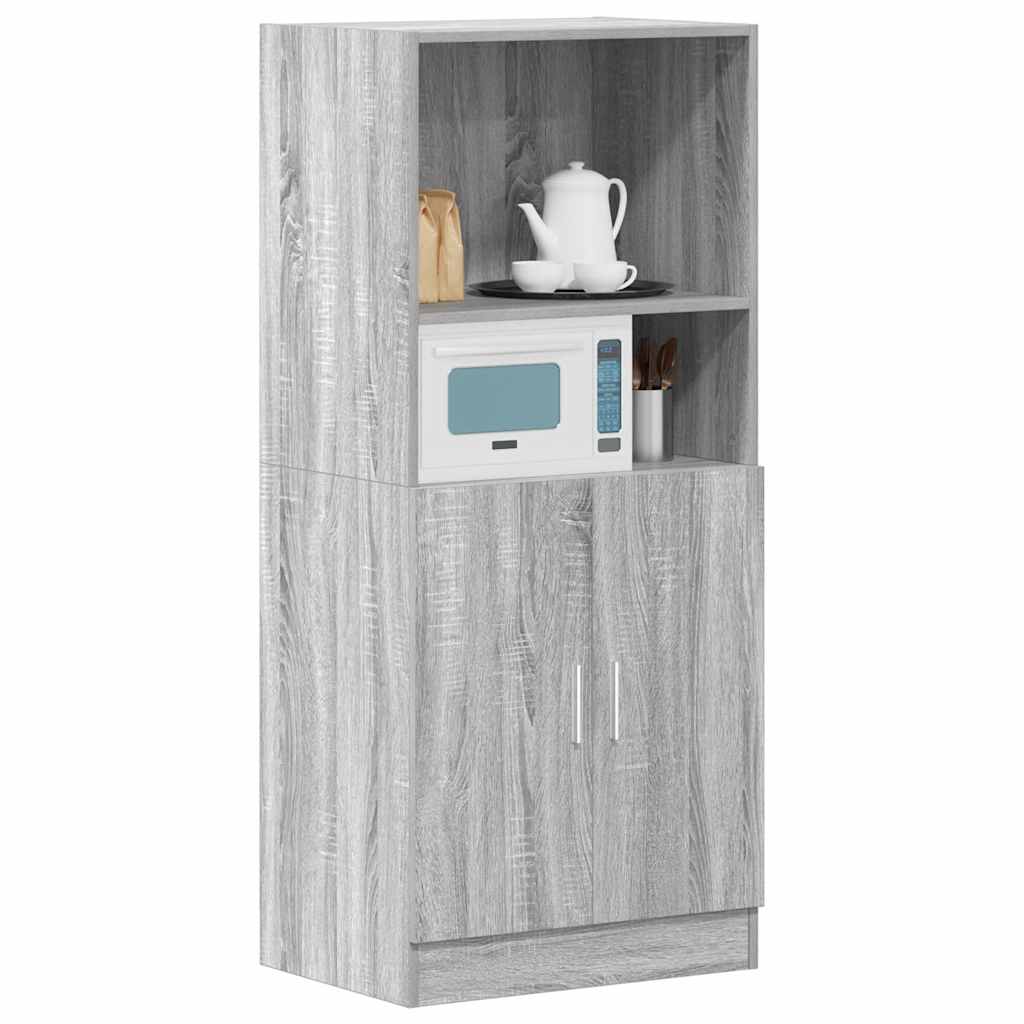 Küchenschrank Grau Sonoma 57x41,5x131,5 cm Holzwerkstoff