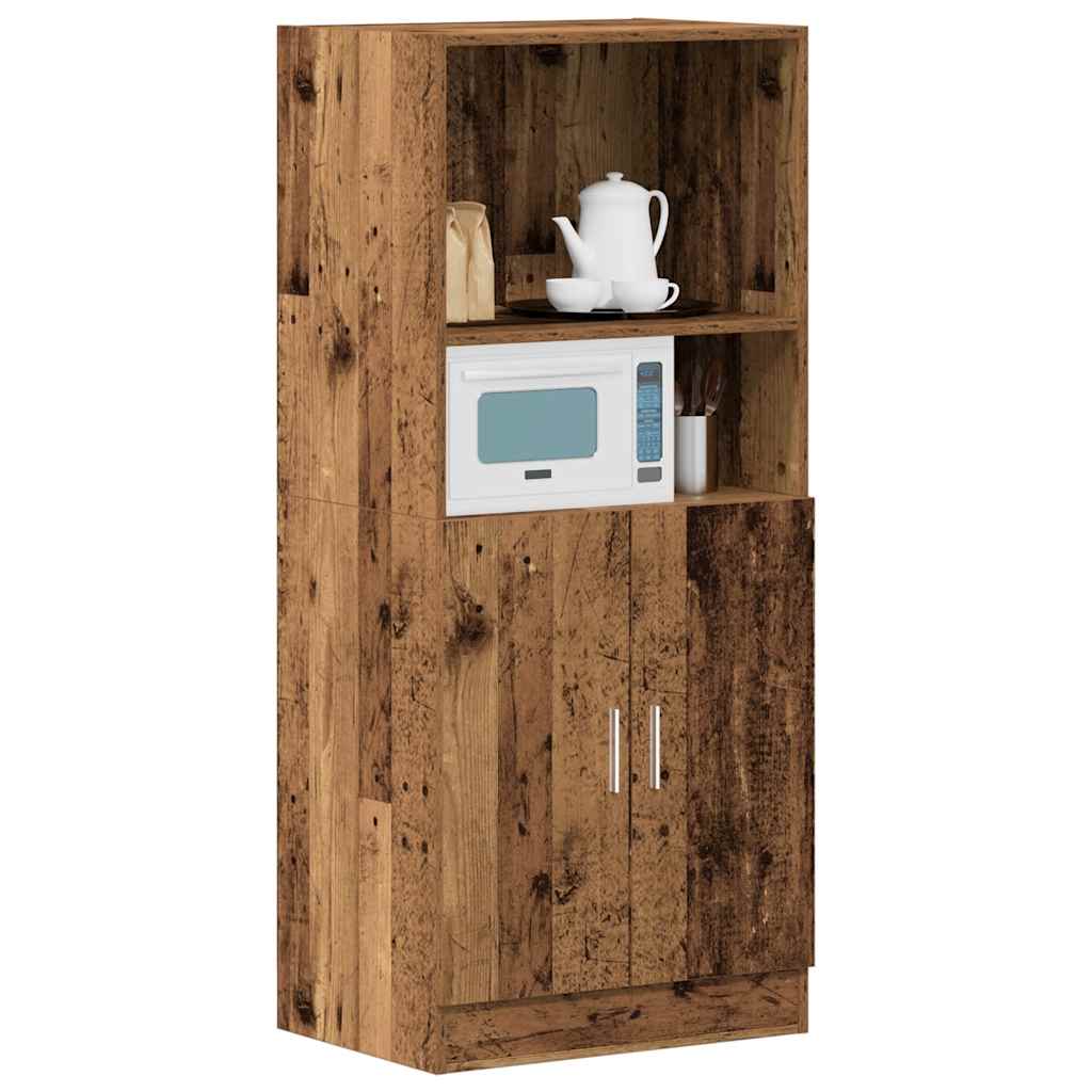 Kitchen Cabinet Old Wood Look 57x41.5x131.5 cm Wood Material