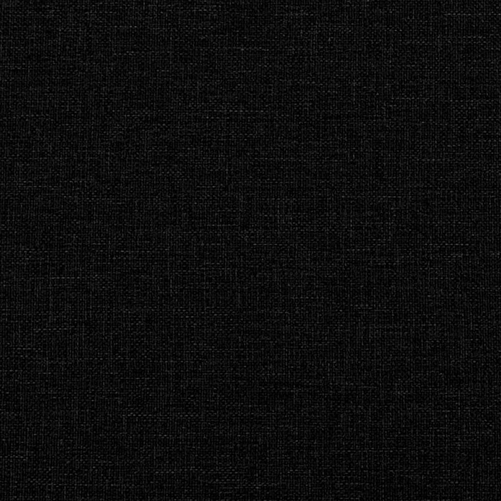 Modulares Sofa Mittelmodul mit Kissen Schwarz 100 cm