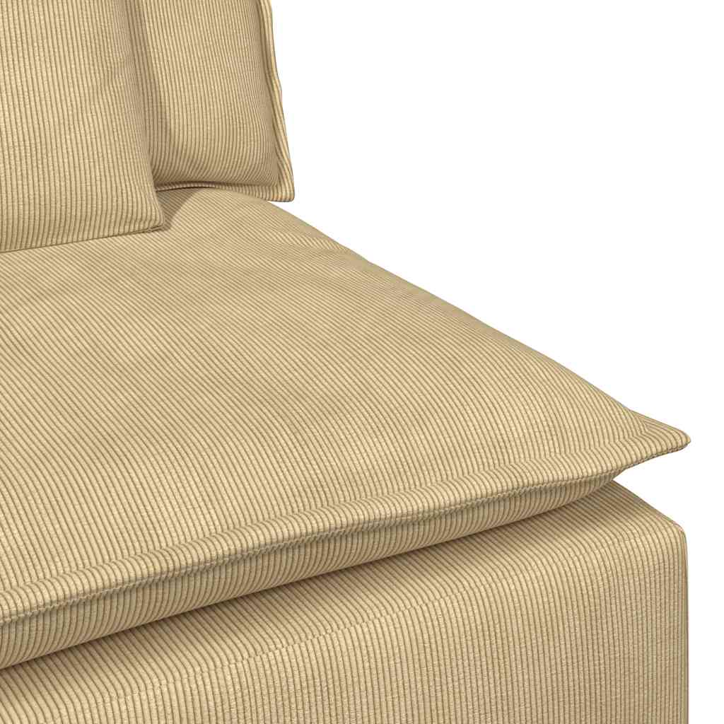 Modulares Sofa Mittelmodul mit Kissen Graugrün 100 cm