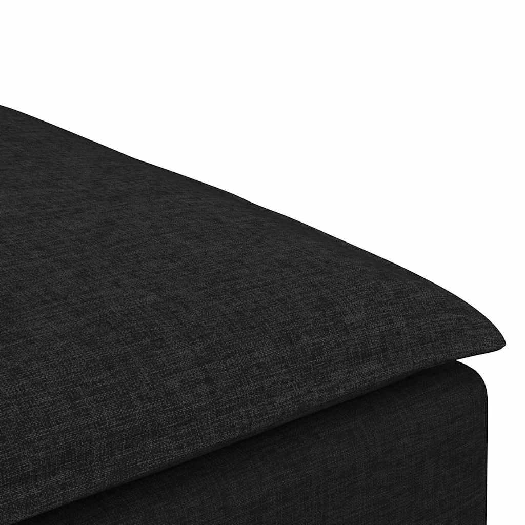 Modulares Sofa-Fußhocker-Modul Schwarz 100 x 100 x 48 cm