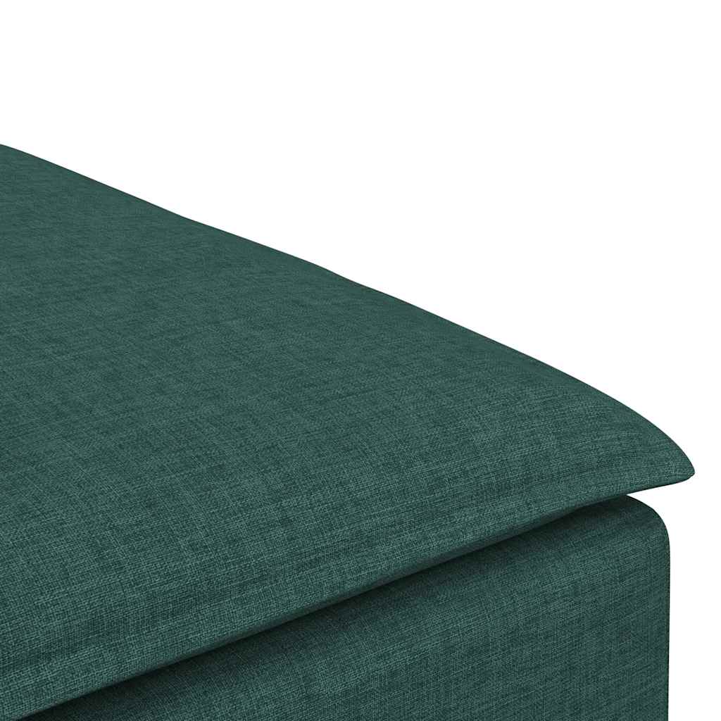 Modulares Sofa-Fußhocker-Modul Dunkelgrün 100 x 100 x 48 cm