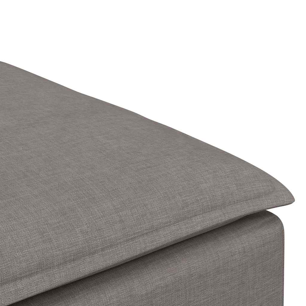 Modulares Sofa-Fußhocker-Modul Taupe 100x100x48 cm