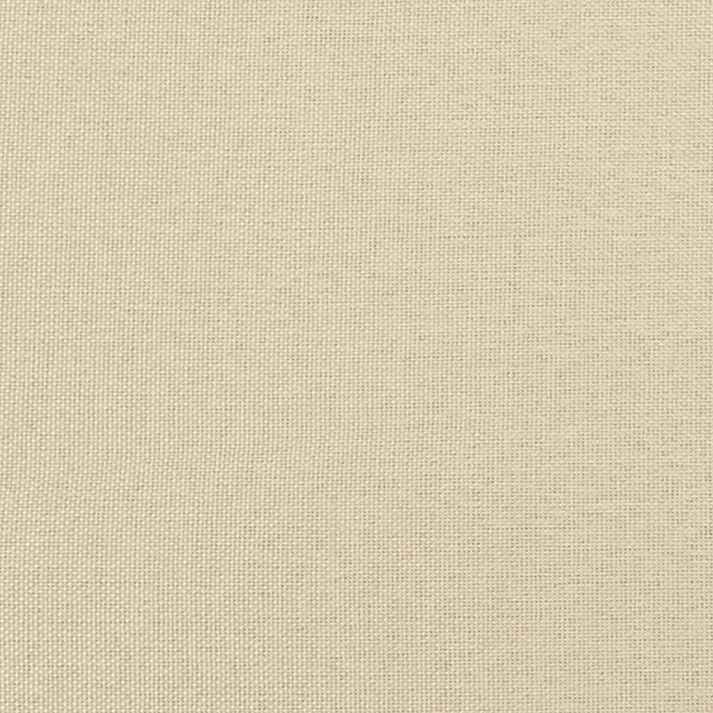 Modulares Sofa-Fußhocker-Modul Creme 100x100x48 cm