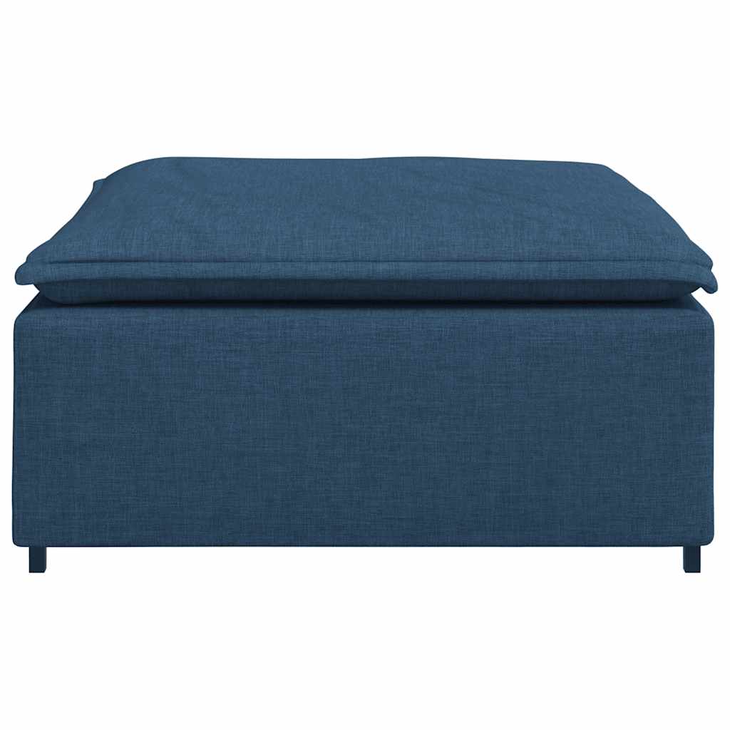 Modulares Sofa-Fußhocker-Modul Blau 100 x 100 x 48 cm