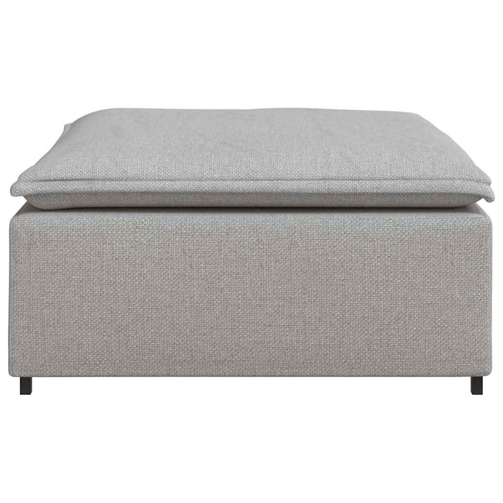 Modulares Sofa-Fußhocker-Modul Wolkengrau 100 x 100 x 48 cm