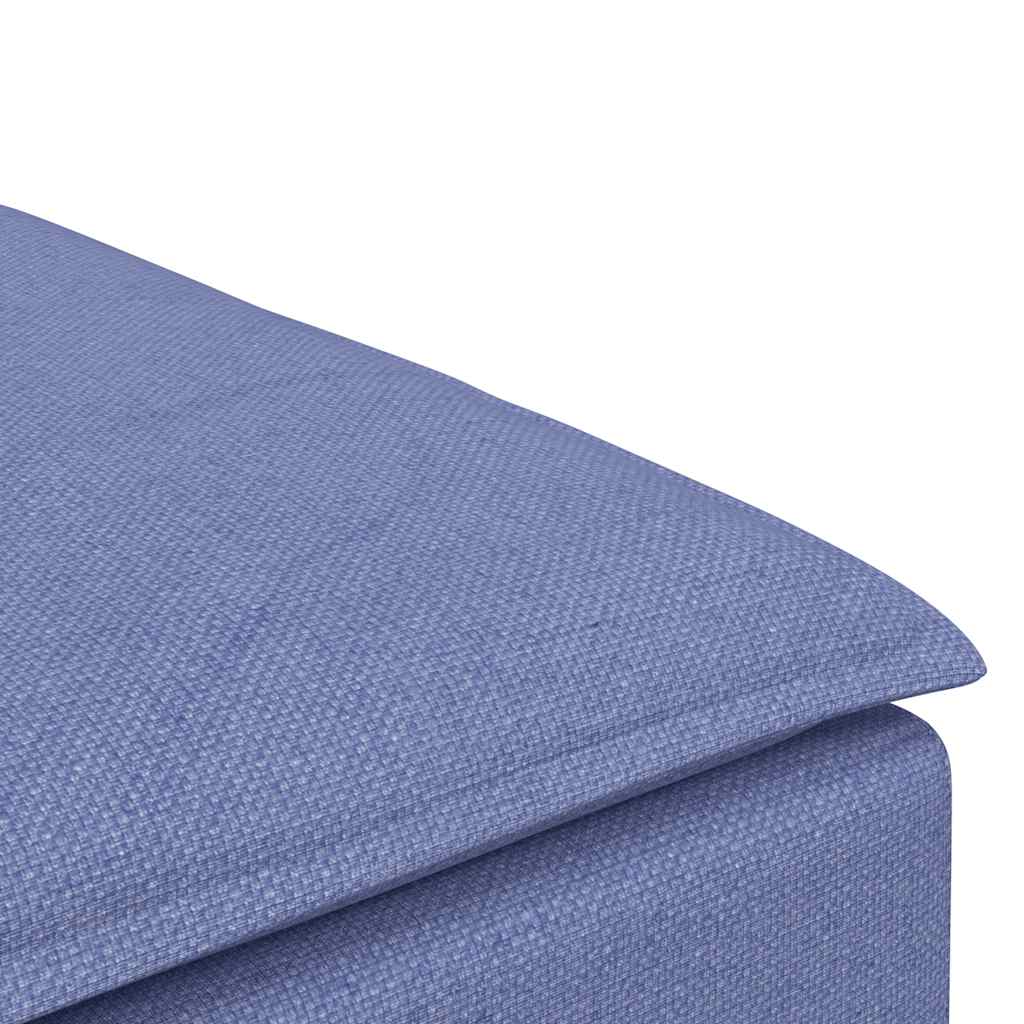 Modulares Sofa-Fußhocker-Modul Jeansblau 100x100x48 cm