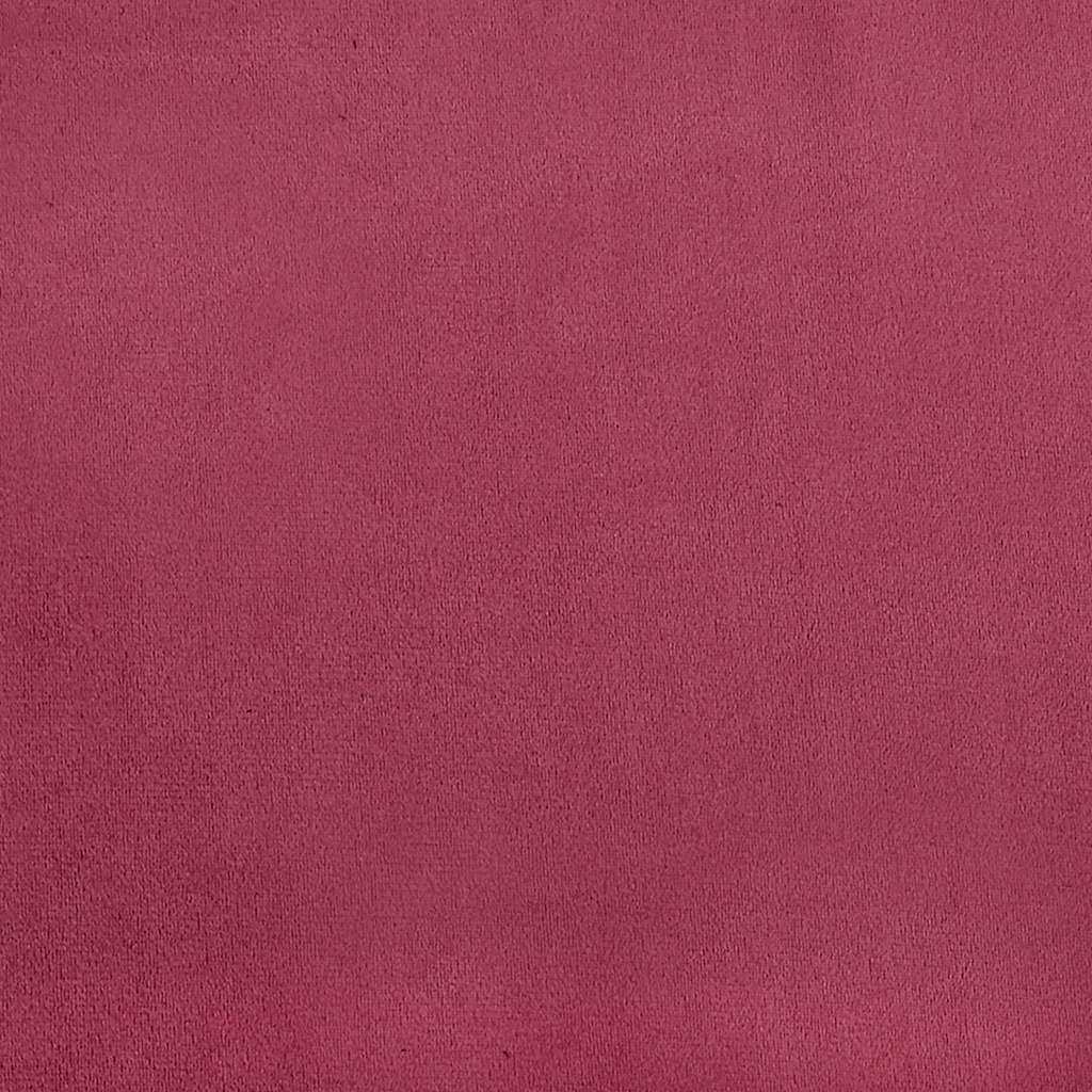 Modulares Sofa Fußhocker-Modul Weinrot 100x100x48 cm