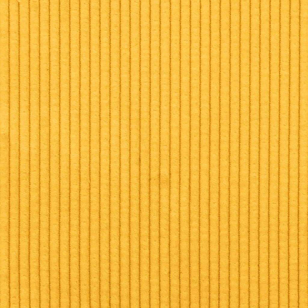 Modulares Sofa Fußhocker-Modul Hellgelb 100x100x48 cm