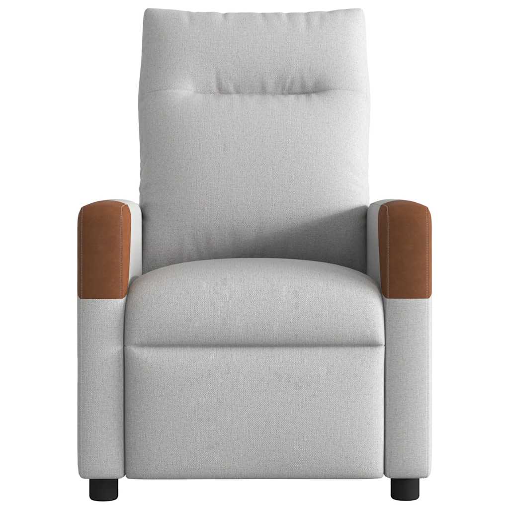 massage chair cloud gray fabric