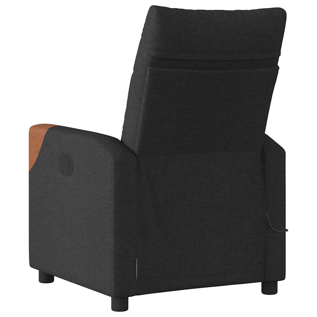 Massage Chair Black Fabric