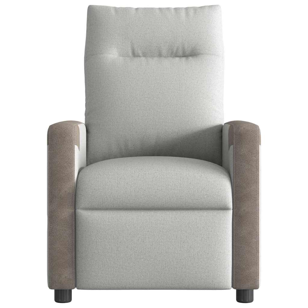 Relaxing chair cloud gray fabric