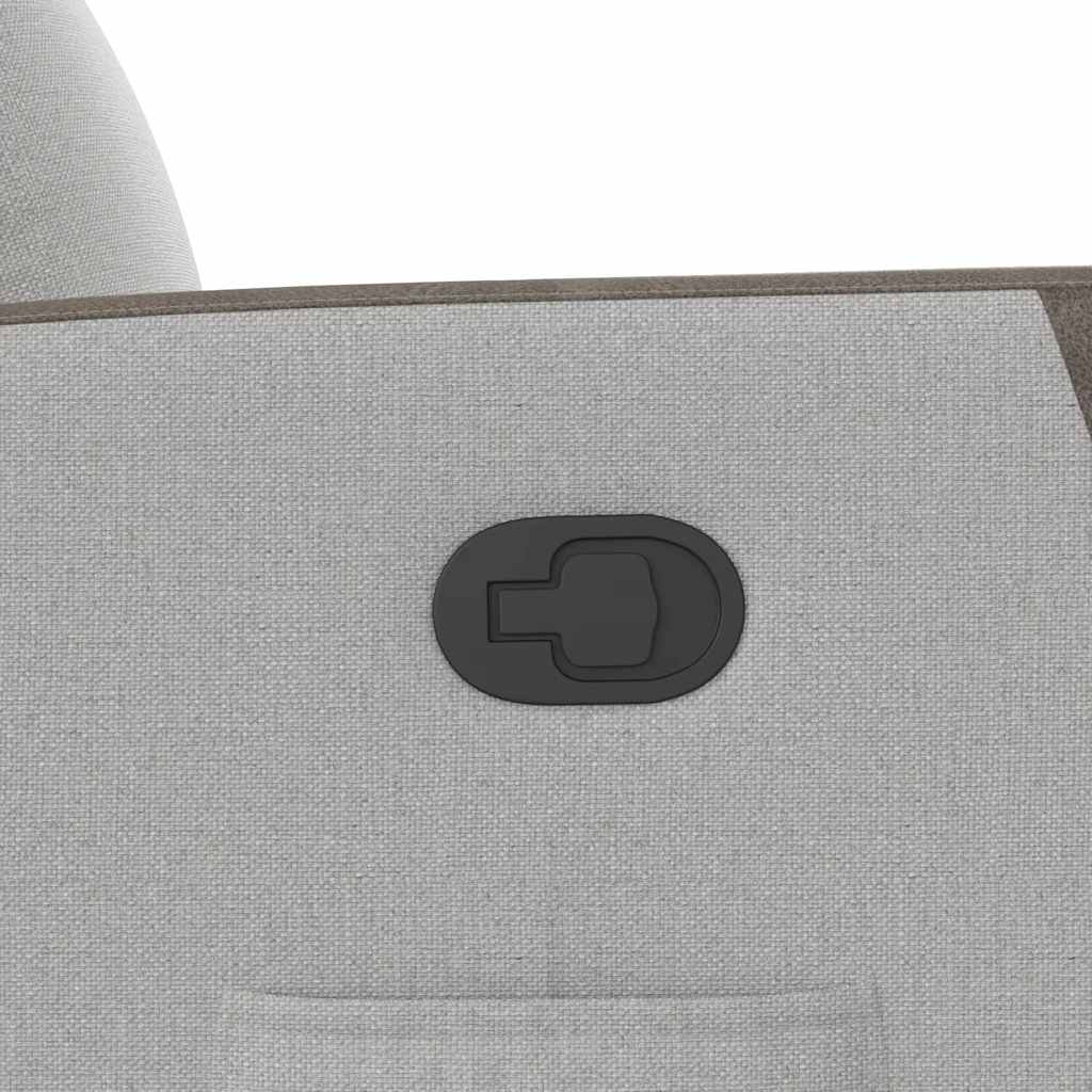 Relaxing chair cloud gray fabric