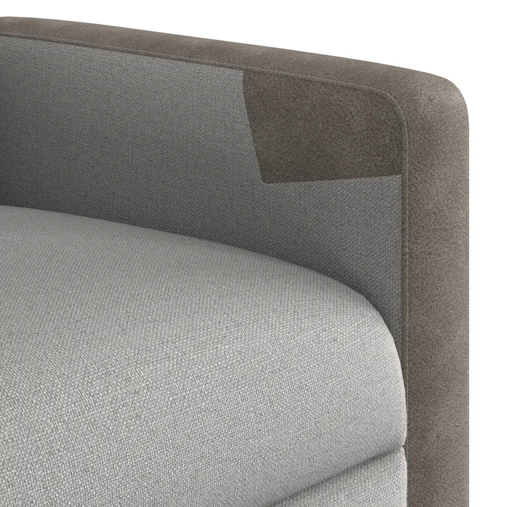 Relaxing chair cloud gray fabric