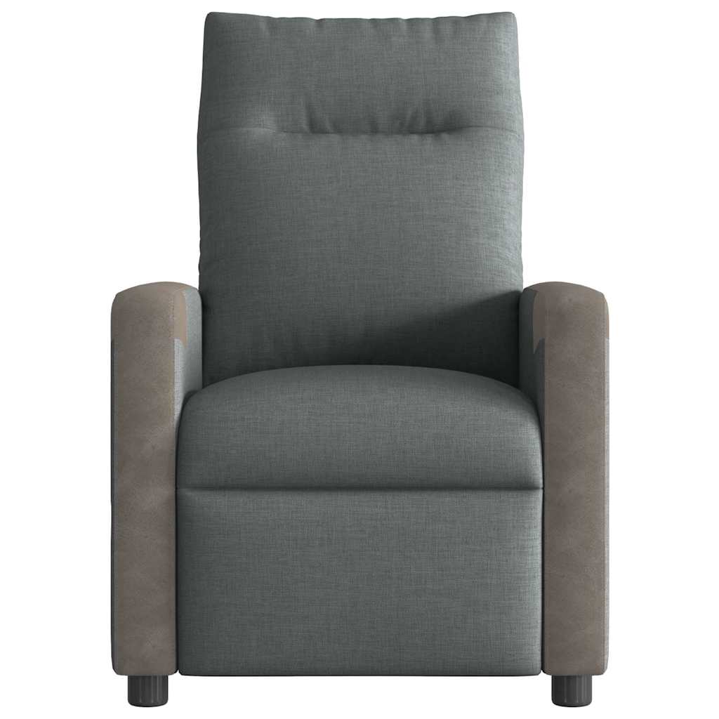 Relaxsessel Dunkelgrau Stoff