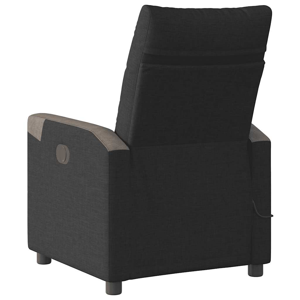 Massage Chair Black Fabric