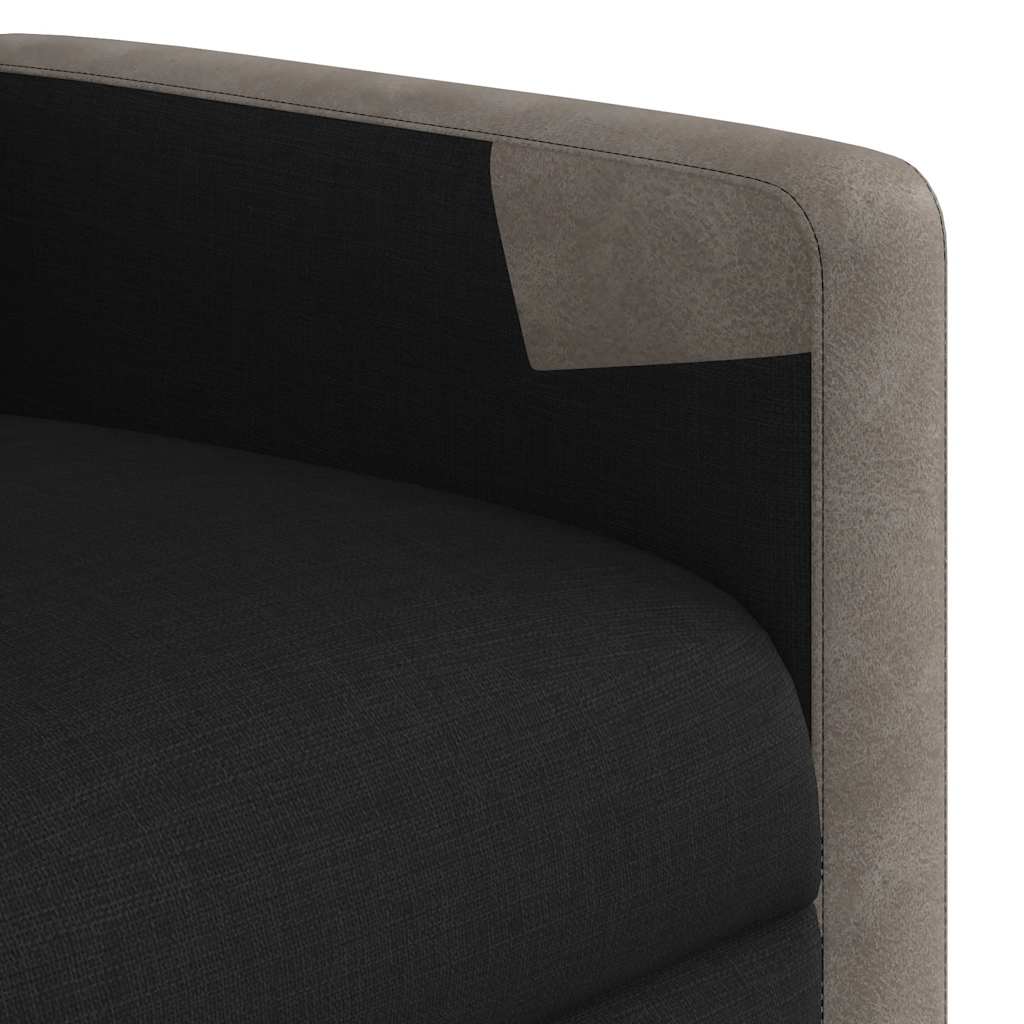 Massage Chair Black Fabric
