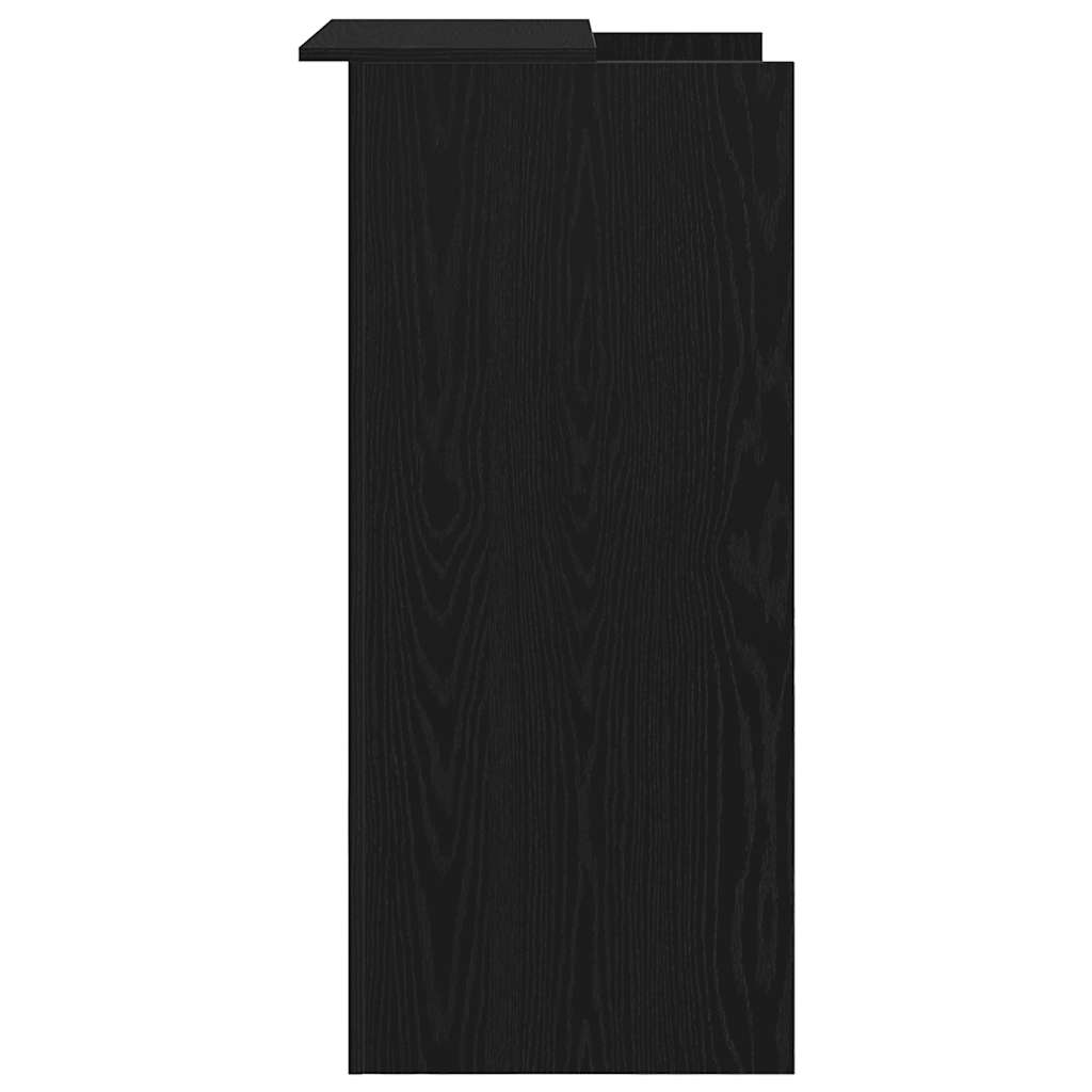 Empfangstheke Schwarz 55x50x103,5 cm Holzwerkstoff