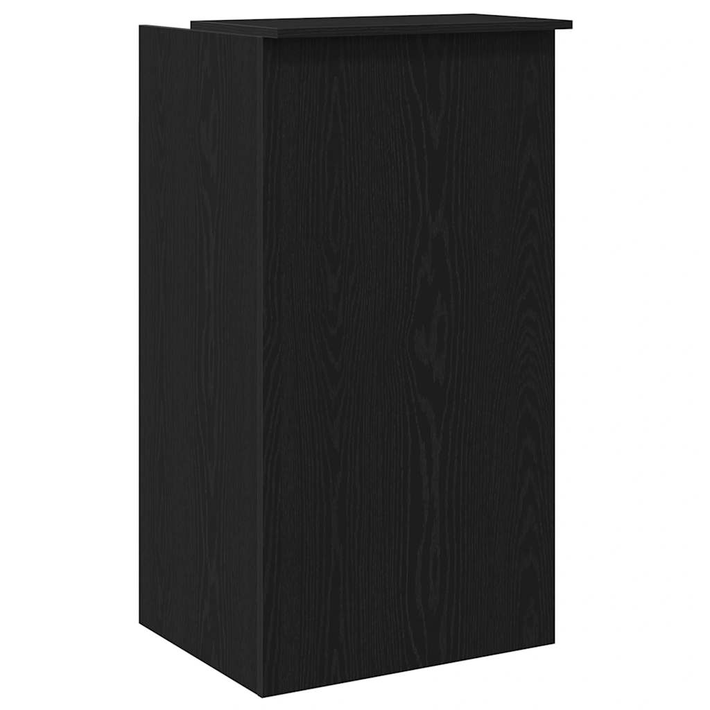 Empfangstheke Schwarz 55x50x103,5 cm Holzwerkstoff