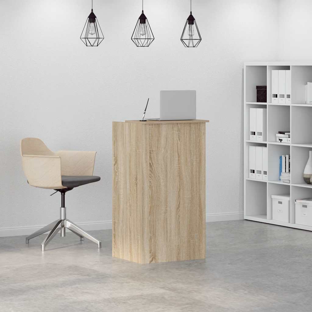 Empfangstheke Sonoma-Eiche 55x50x103,5 cm Holzwerkstoff
