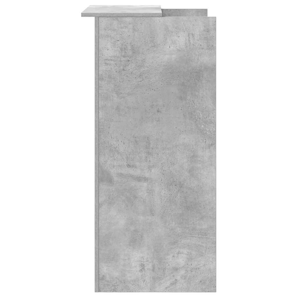 Empfangstheke Betongrau 55x50x103,5 cm Holzwerkstoff