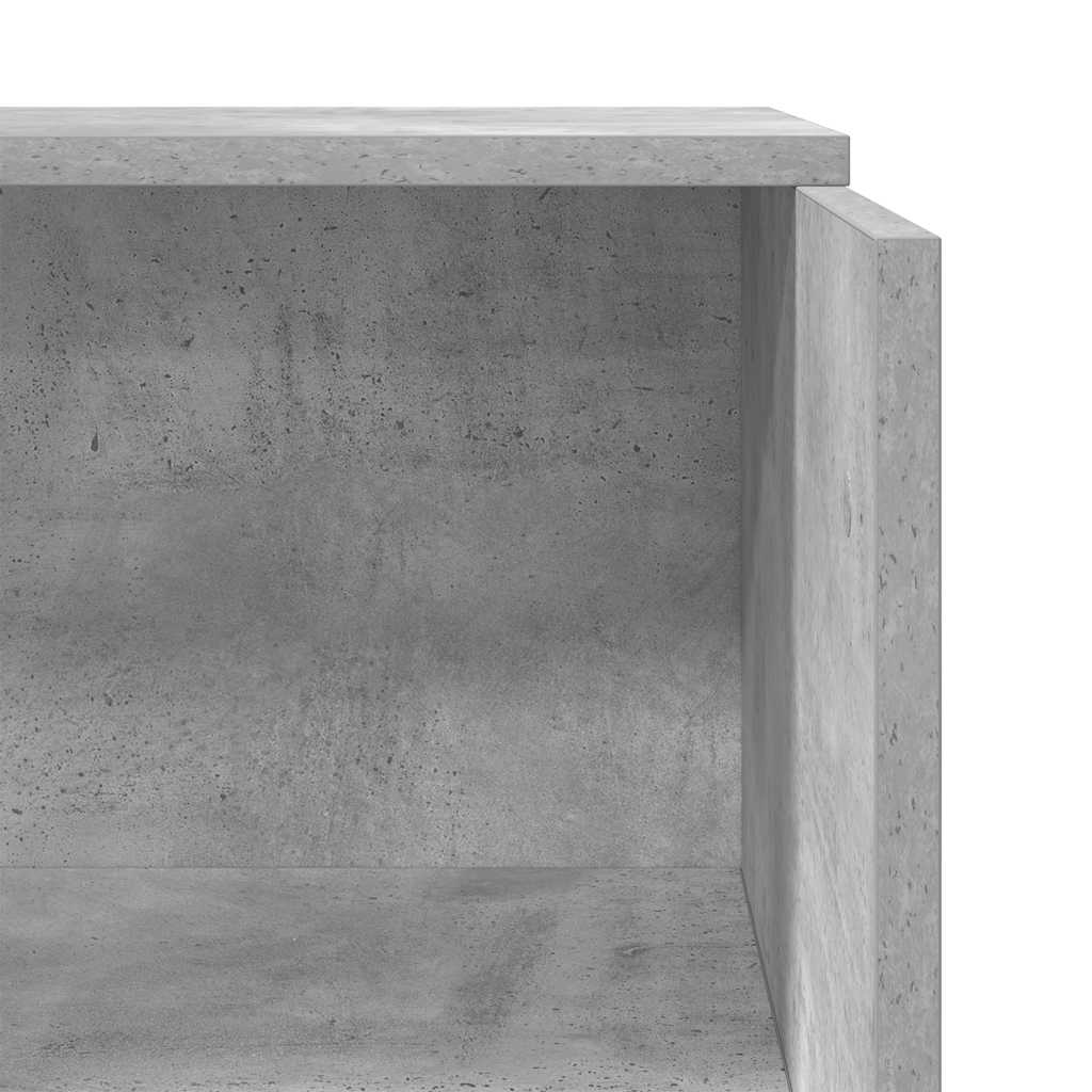Empfangstheke Betongrau 55x50x103,5 cm Holzwerkstoff