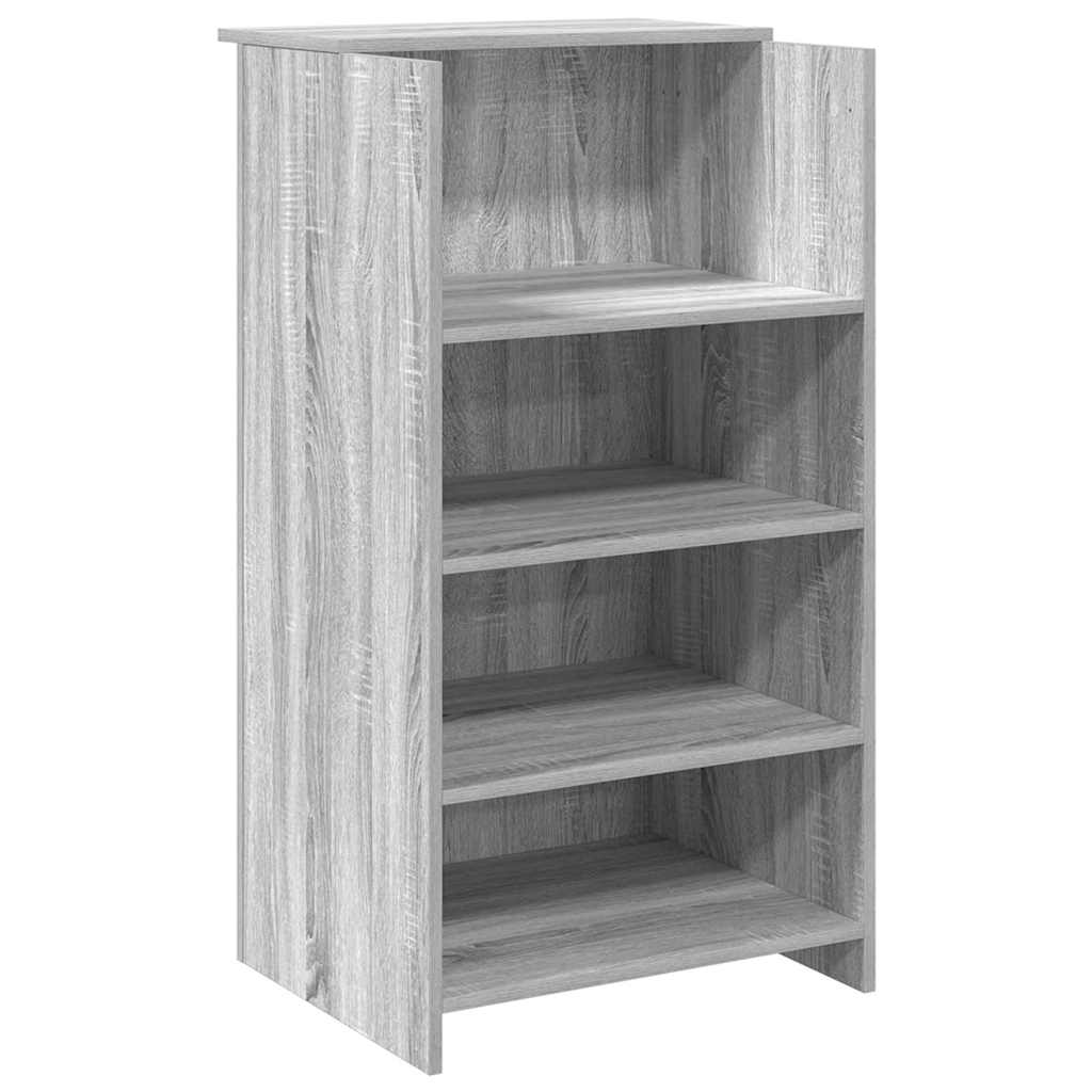 Empfangstheke Grau Sonoma 55x50x103,5 cm Holzwerkstoff