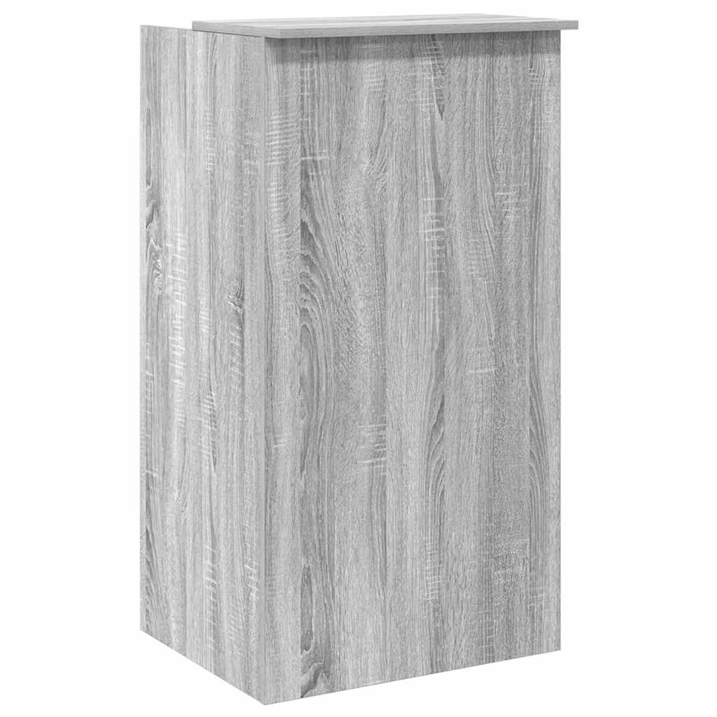 Empfangstheke Grau Sonoma 55x50x103,5 cm Holzwerkstoff