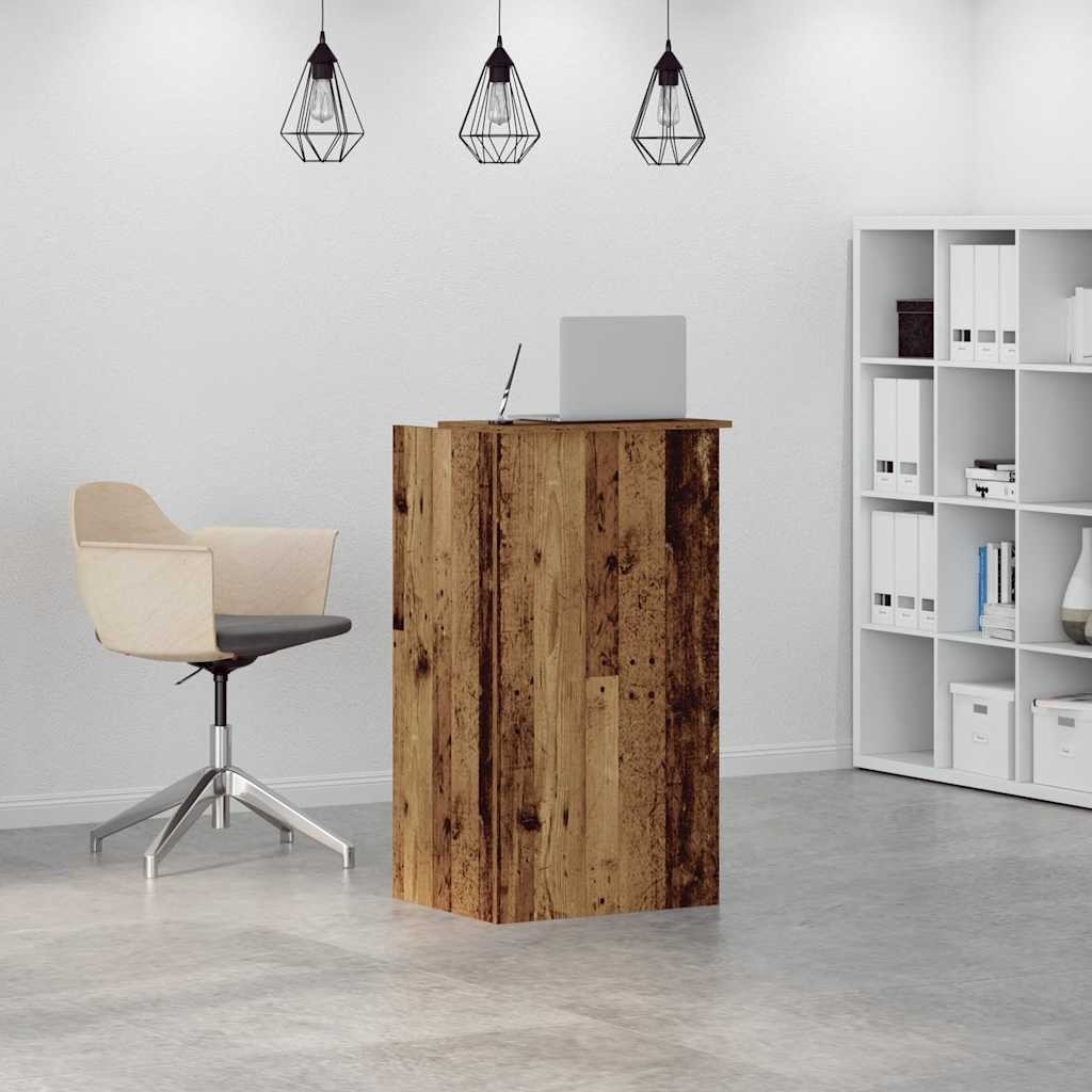 Empfangstheke Altholz-Optik 55x50x103,5 cm Holzwerkstoff