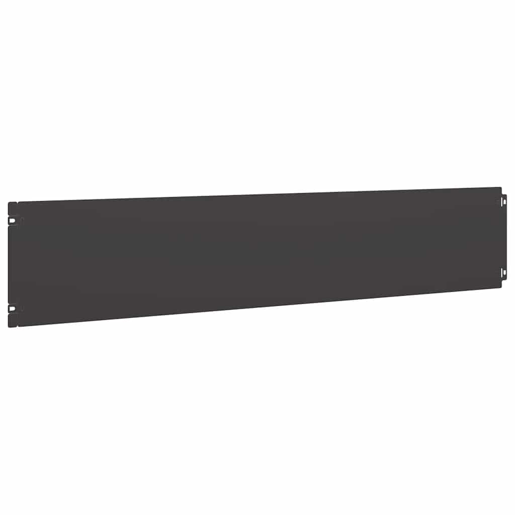 Rasenkanten 10 Stk. Schwarz 20x103 cm Kaltgewalzter Stahl