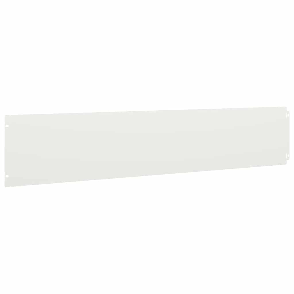 Lawn edging 10 pcs. White 20x103 cm Cold-rolled steel