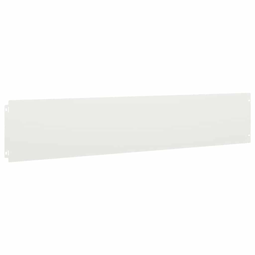 Rasenkanten 30 Stk. Weiß 20x103 cm Kaltgewalzter Stahl