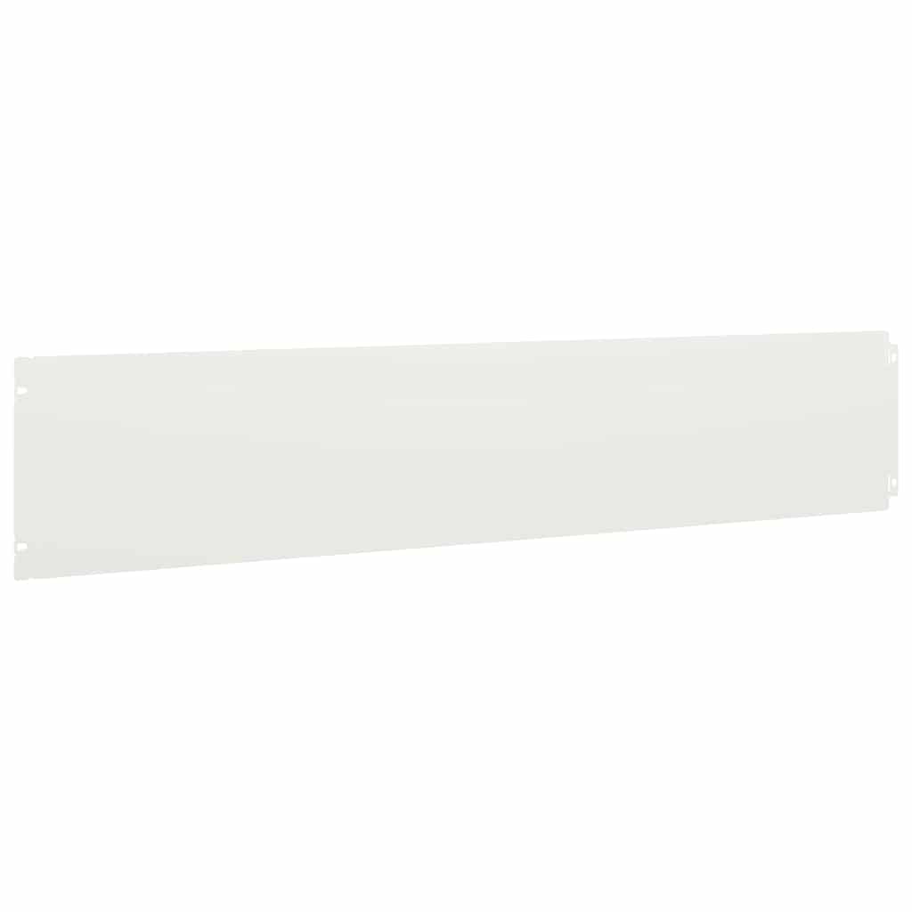 Rasenkanten 30 Stk. Weiß 20x103 cm Kaltgewalzter Stahl