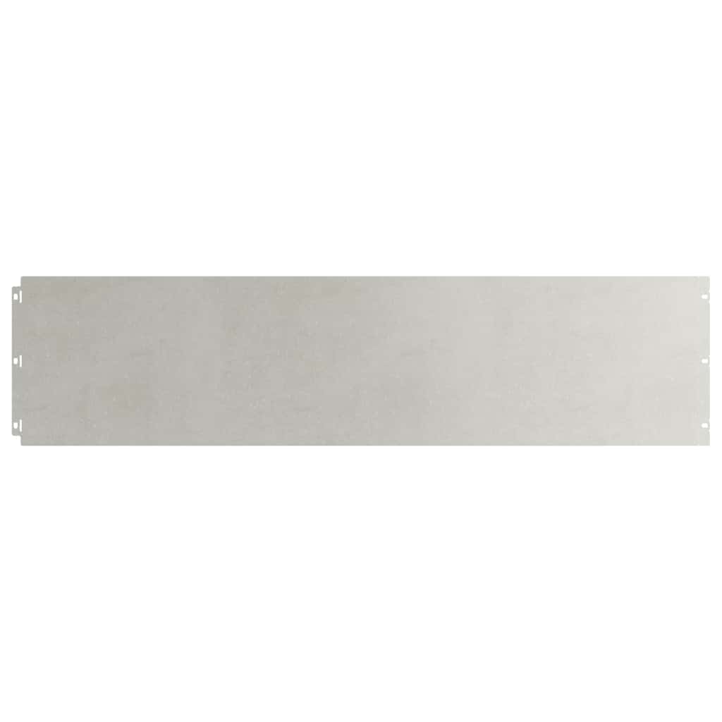 Rasenkanten 10 Stk. 25x103 cm Edelstahl