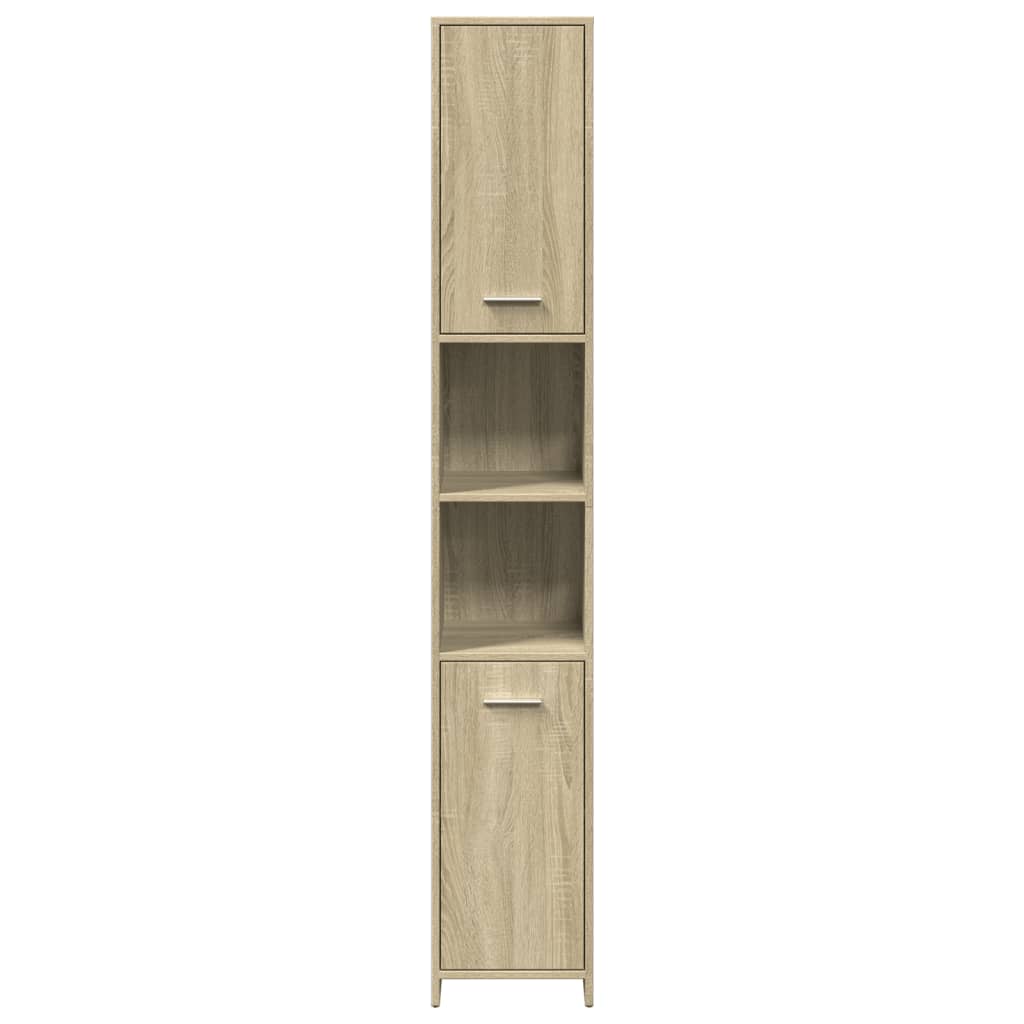 3-piece bathroom furniture set Sonoma oak wood-based material
