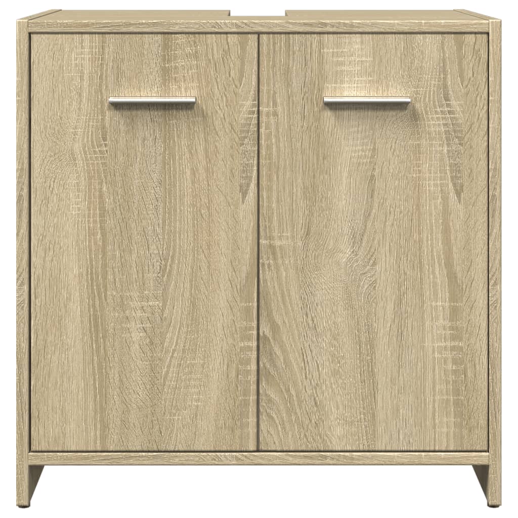 3-piece bathroom furniture set Sonoma oak wood-based material